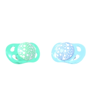 2x pacifier mini (0-6m)  + 2x pacifier clip