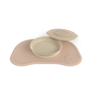 CLICK-MAT AND PLATE BEIGE / PEACH 6+M 