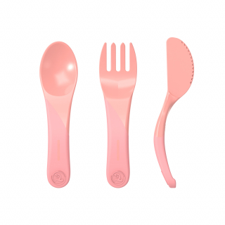 LEARN CUTLERY BEIGE / PEACH 6+M