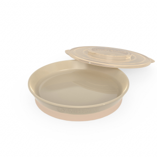 PLATE BEIGE / PEACH 6+M 