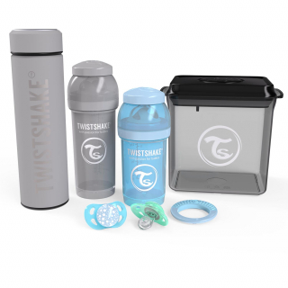 Välkommen hem grå/blå